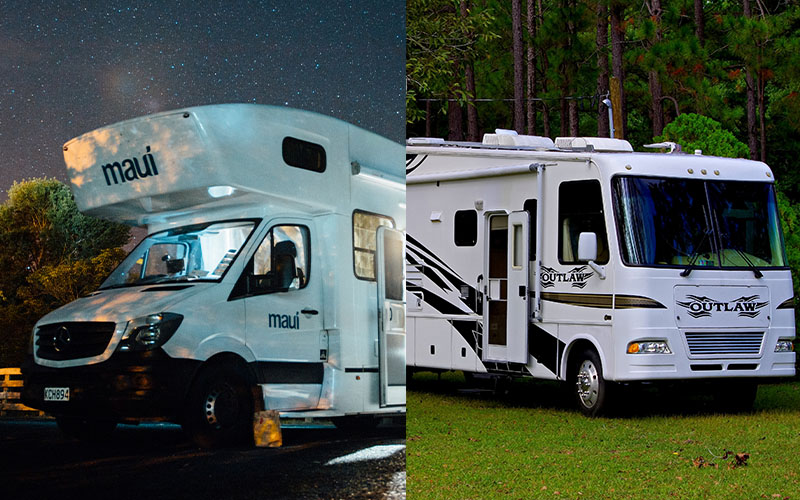 class c and class a motorhome